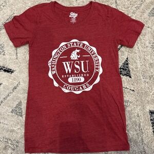 WSU Cougars t shirt size Small washington state Blue 84